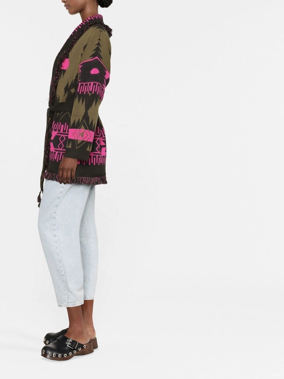 Affordable cardigan Alanui Women Icon geometric-jacquard 0715